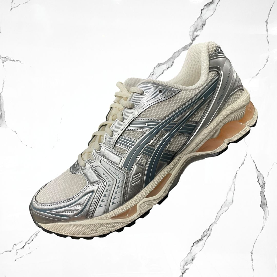 Asics Gel-Kayano 14 Birch Pure Silver Teal Gold