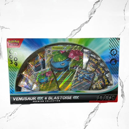 Pokémon Trading Card Game Venusaur ex & Blastoise ex Premium Collection