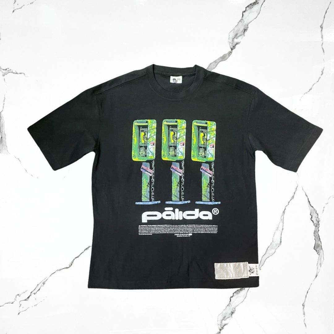 Palida Telefono AM Black T-shirt - Urban Utility