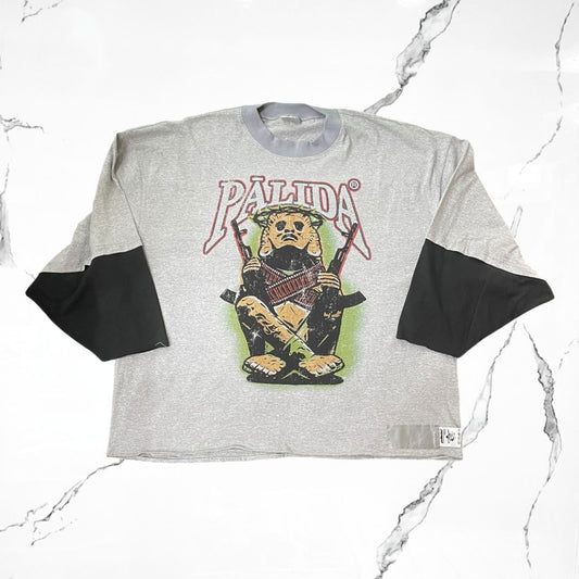 Palida Xochipilli Grey Black Long Sleeve - Urban Utility