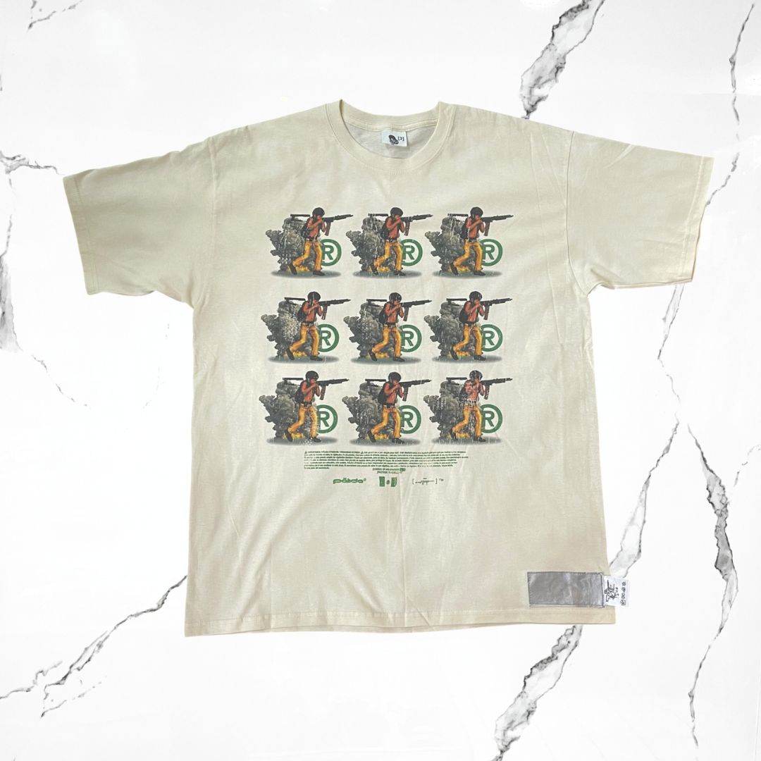Palida Fuckwar Beige T-shirt