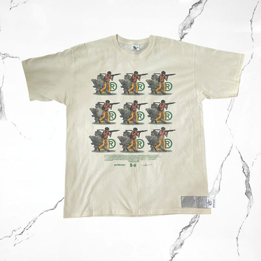 Palida Fuckwar Beige T-shirt - Urban Utility