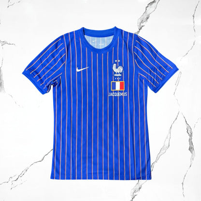 Nike x Jacquemus x France Pre Match Blue Stripe  Jersey