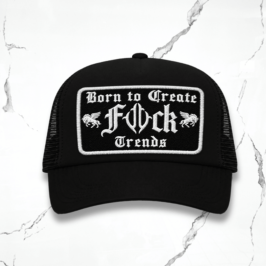 Utility Fck Trends Black Snapback Trucker Cap - Urban Utility