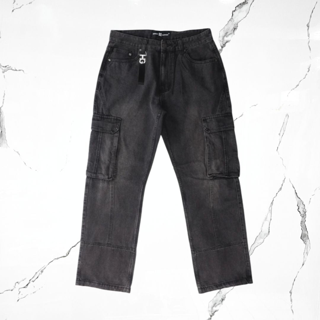 Highest G Dark Gray Cargo Jeans - Urban Utility