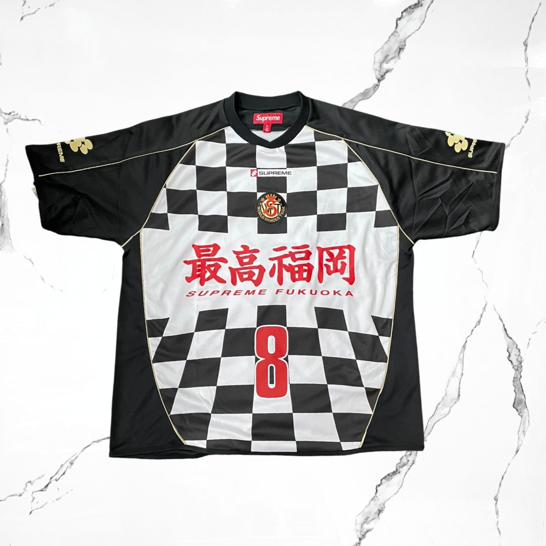 Supreme Checkerboard Soccer Black Jersey - Urban Utility