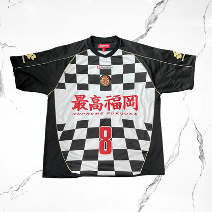 Supreme Checkerboard Soccer Black Jersey