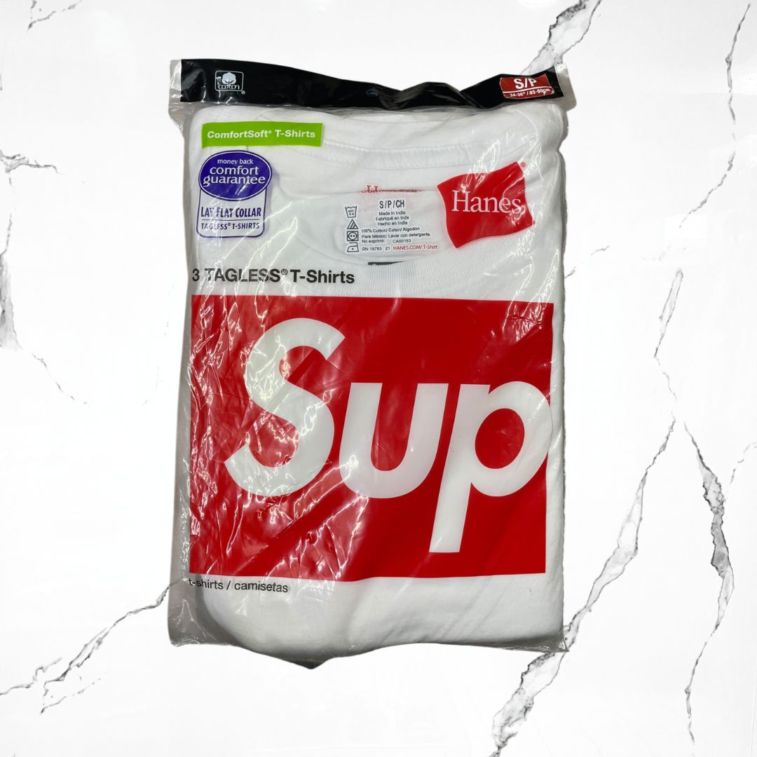 Supreme x Hanes Tagless White T-shirt