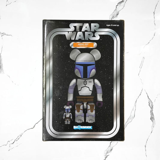 Bearbrick x Star Wars Jango Fett (Geonosis Ver.) 100% & 400% - Urban Utility