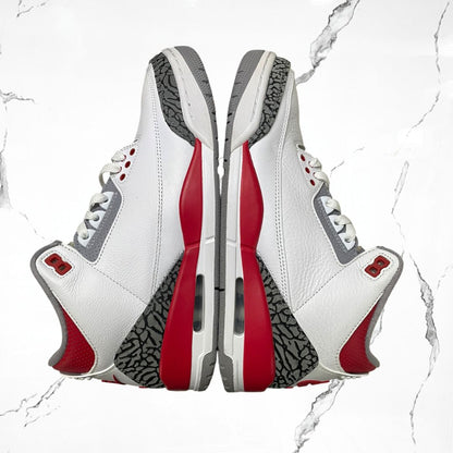 Jordan 3 Retro Fire Red (2022) (De Uso)