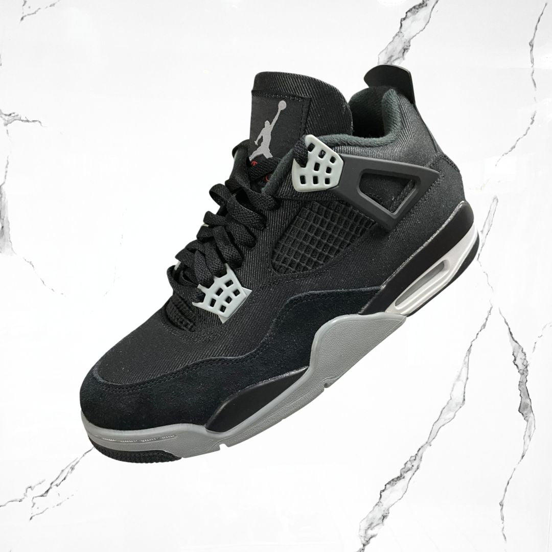 Jordan 4 Black Canvas (De Uso) - Urban Utility