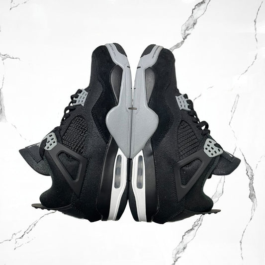 Jordan 4 Black Canvas (De Uso) - Urban Utility