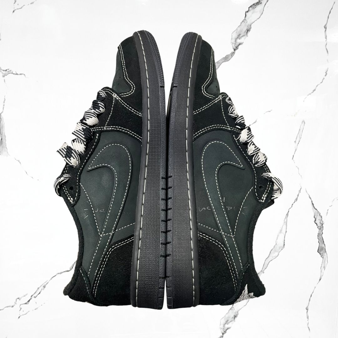 Jordan 1 Low OG Travis Scott Black Phantom (De Uso)