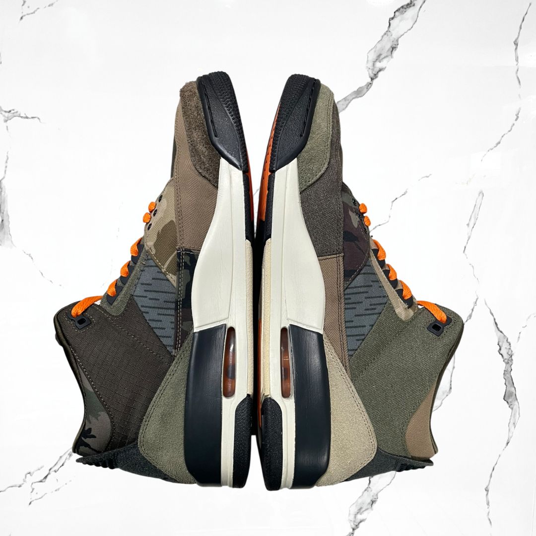 Jordan 3 Retro Patchwork Camo (De Uso)