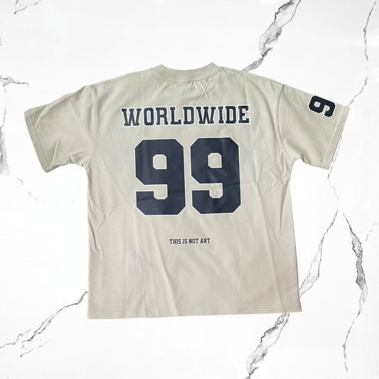 Olympic Worldwide 99 Beige T-shirt - Urban Utility