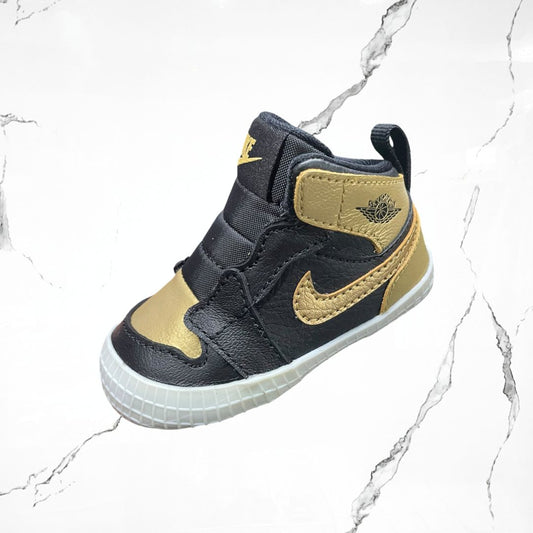 Jordan 1 Retro High OG Black Metallic Gold (I) (KIDS)