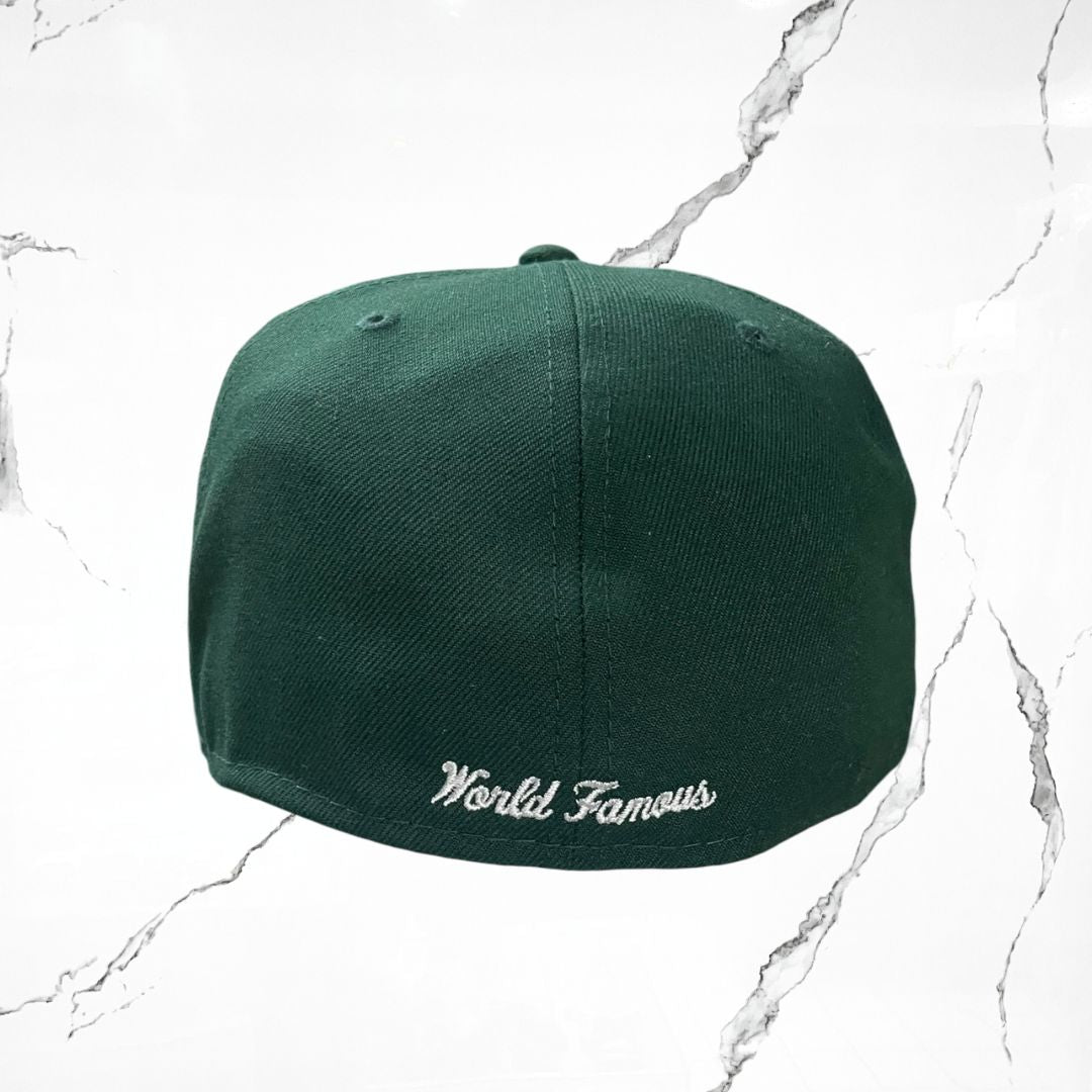 Supreme x New Era Box Logo London 15 Anniversary Green Cap