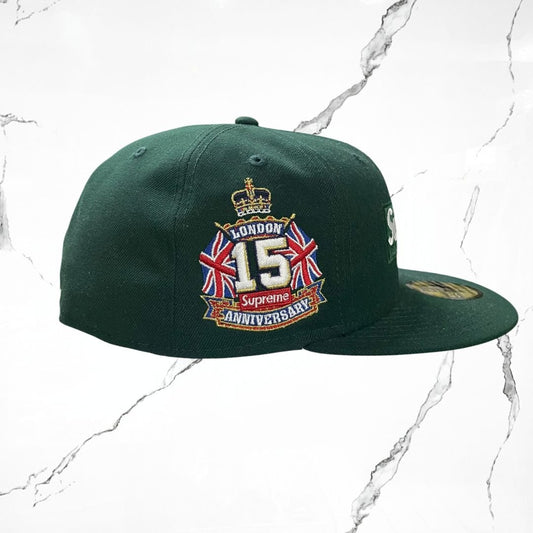 Supreme x New Era Box Logo London 15 Anniversary Green Cap - Urban Utility