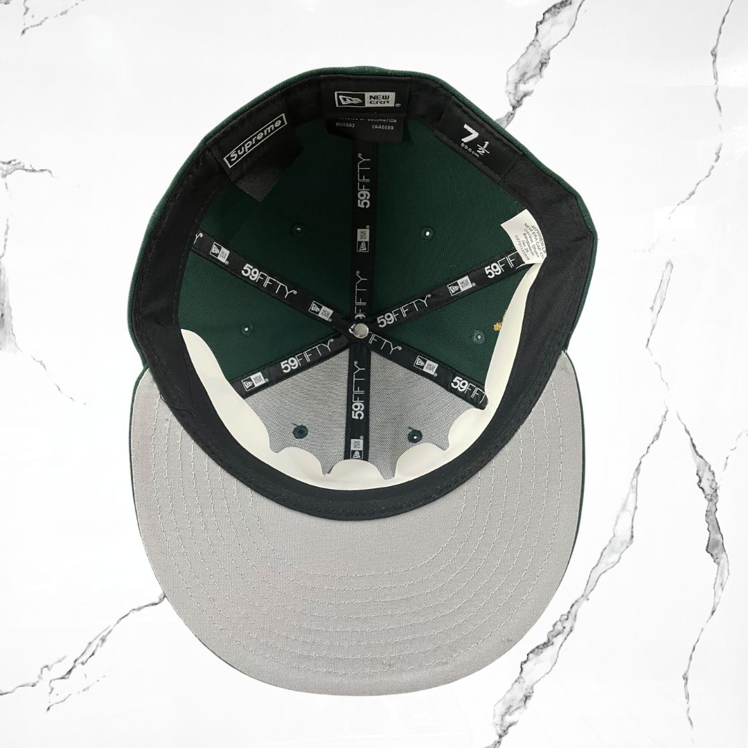 Supreme x New Era Box Logo London 15 Anniversary Green Cap