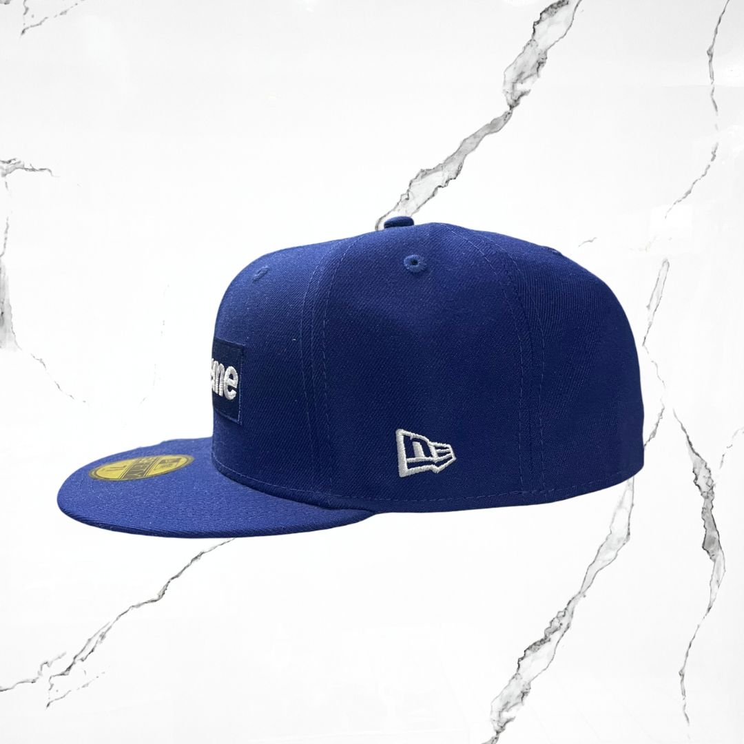 Supreme x New Era Box Logo Los Angeles Blue Cap