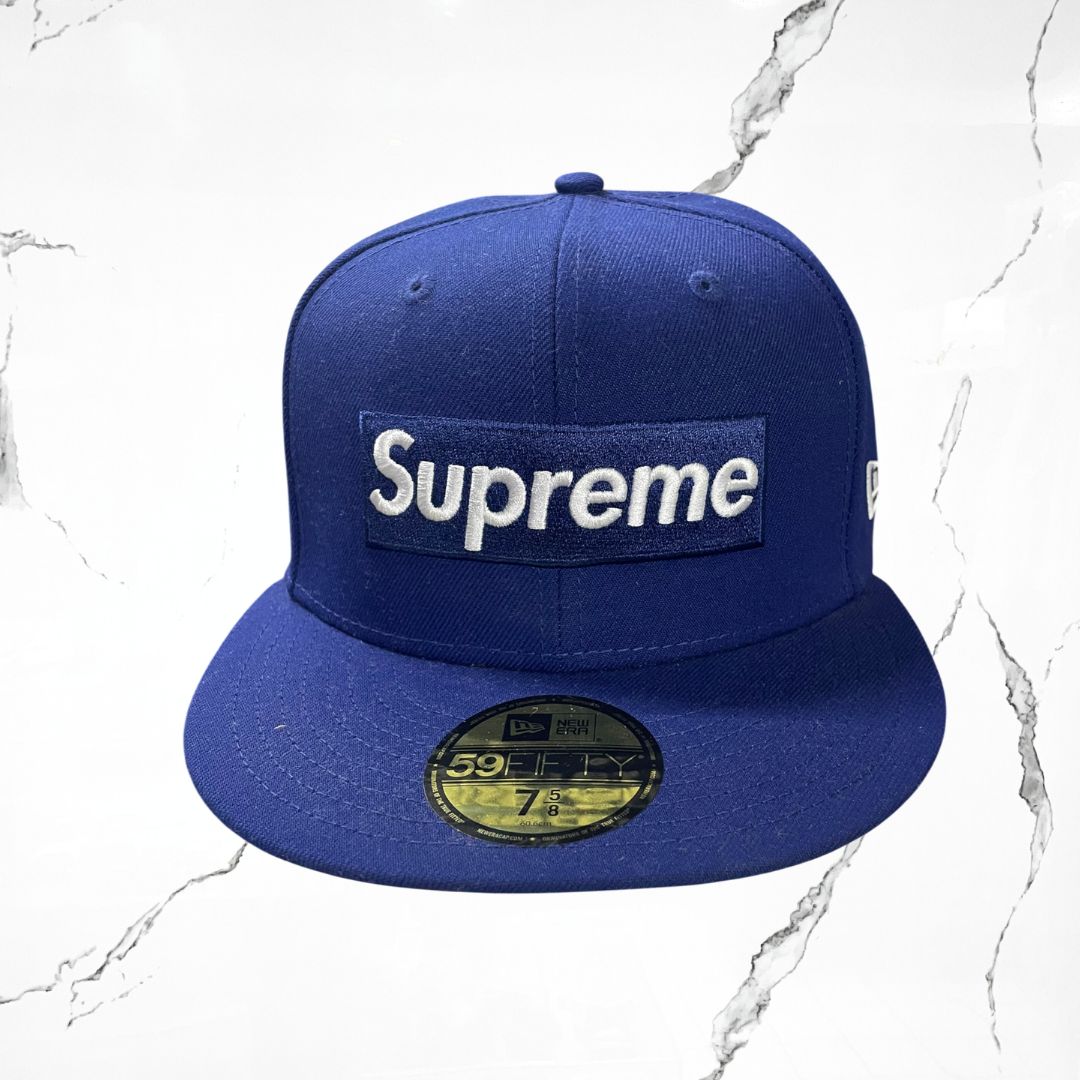 Supreme x New Era Box Logo Los Angeles Blue Cap