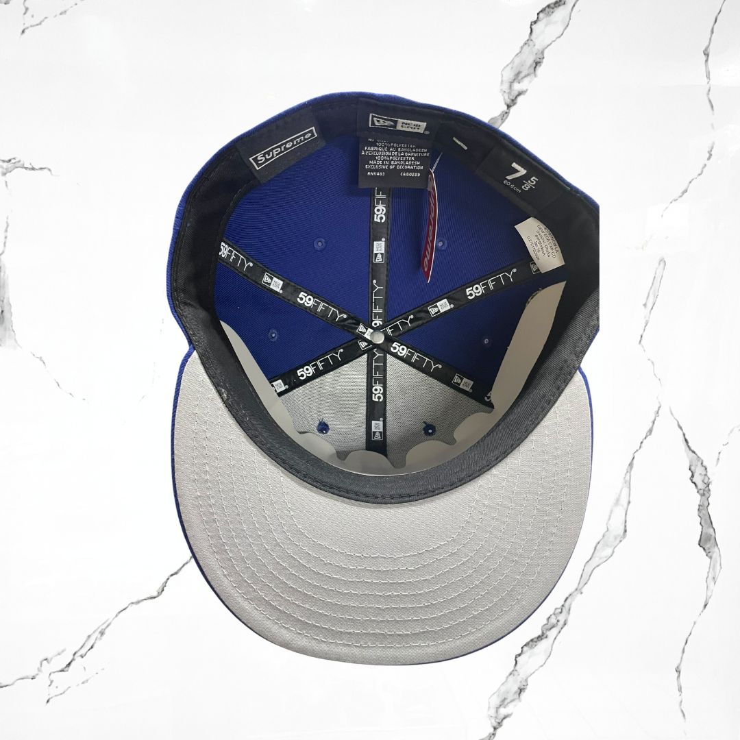 Supreme x New Era Box Logo Los Angeles Blue Cap