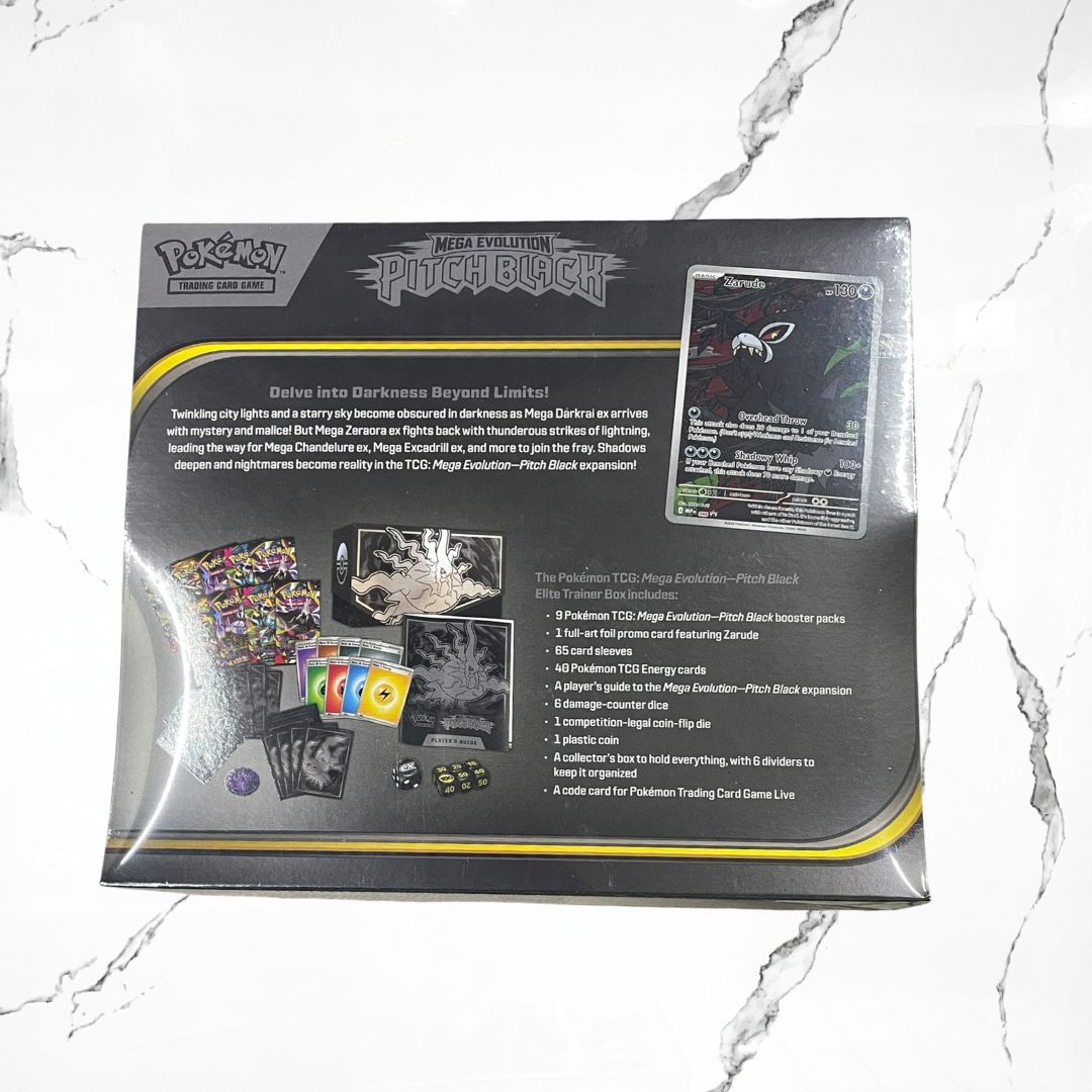 Pokémon Elite Trainer Box Mega Evolution Pitch Black