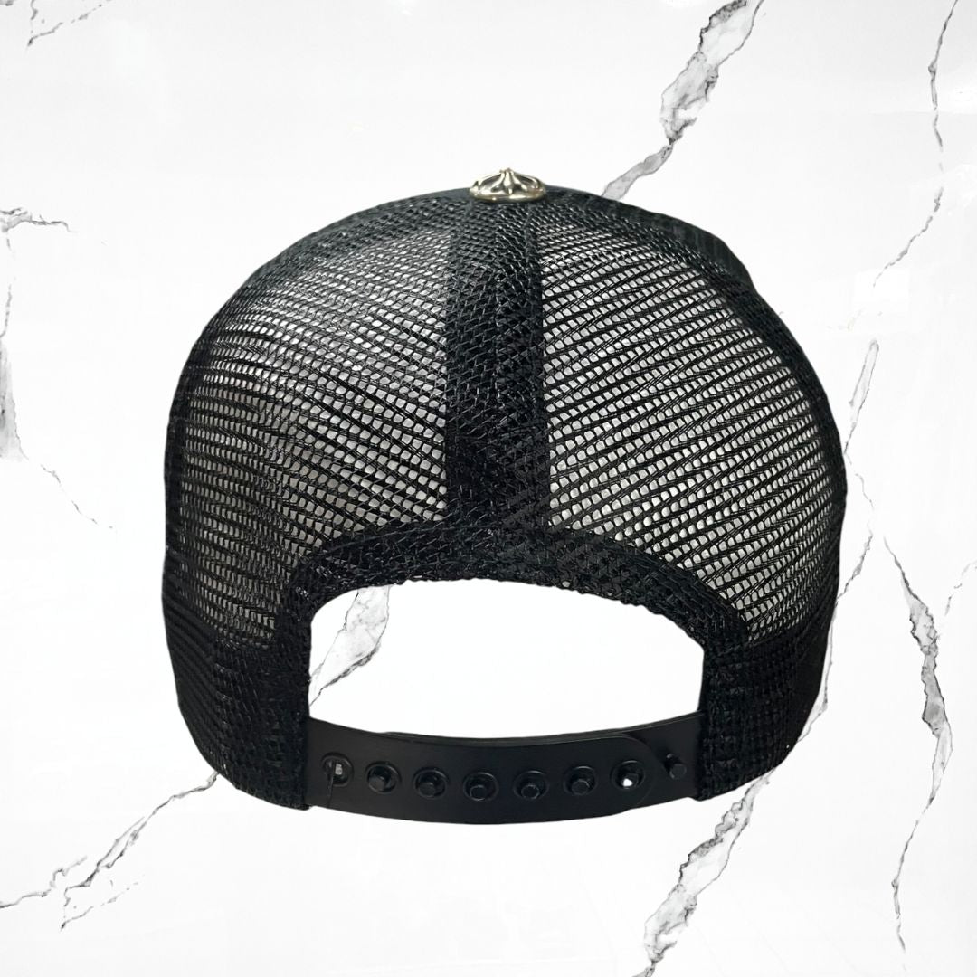 Chrome Hearts Honolulu Trucker Hat Black - Urban Utility