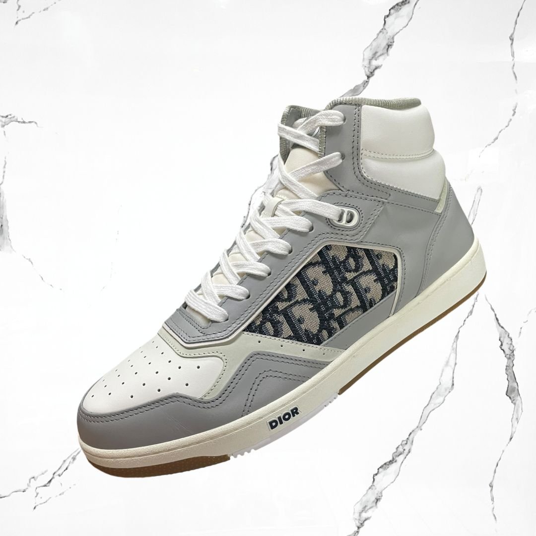 Dior B27 High Grey White Beige Black Dior Oblique Jacquard (De uso) - Urban Utility