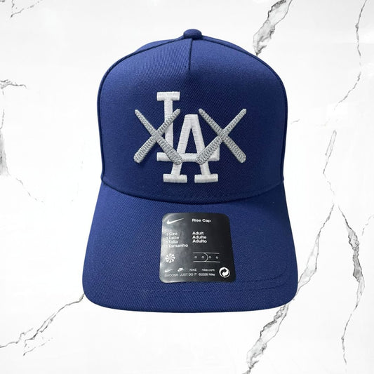 Kaws x Nike Club Structured AFRAME Los Angeles Dodgers Navy Blue cap - Urban Utility
