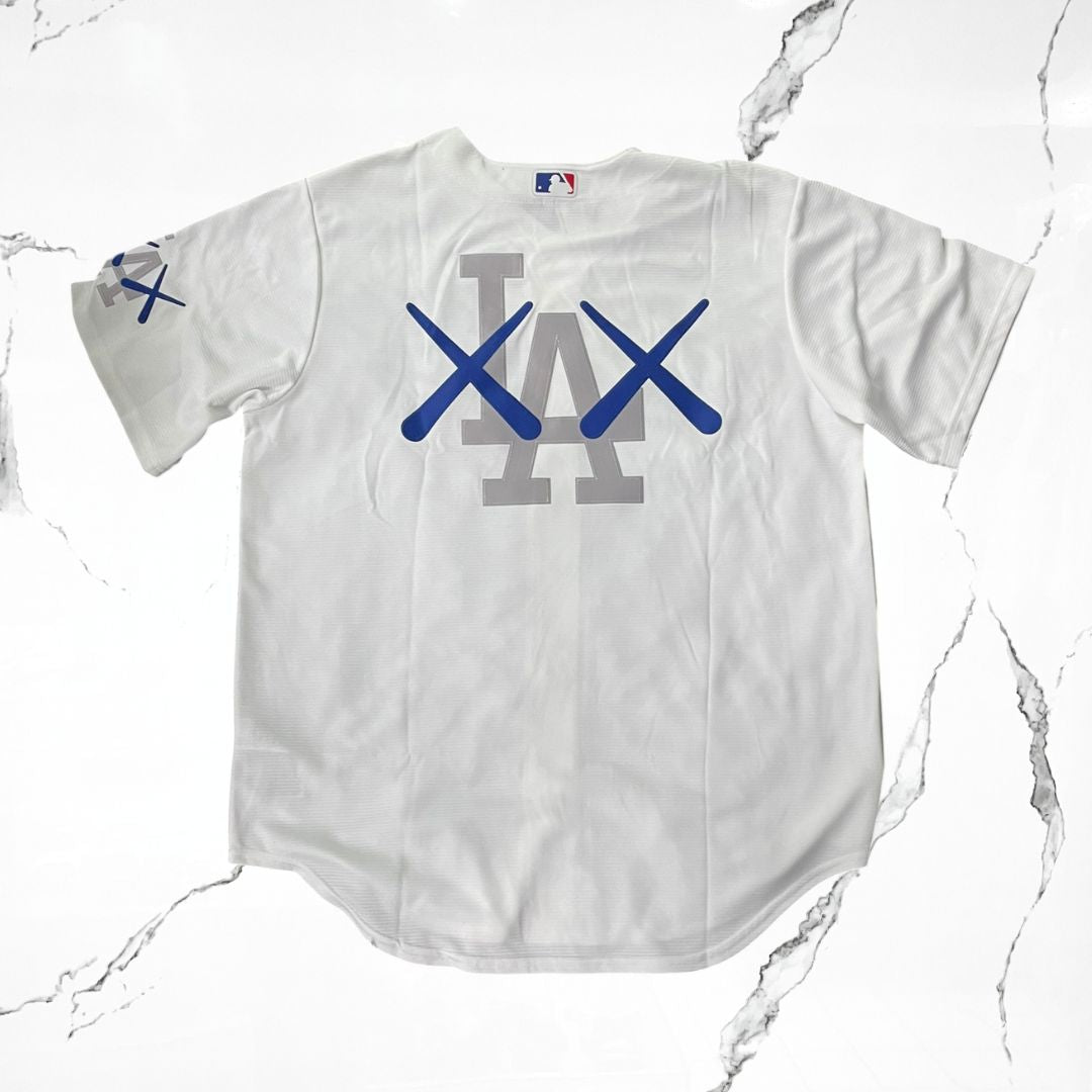 Kaws x Nike MLB Stadium Los Angeles Dodgers White Jersey