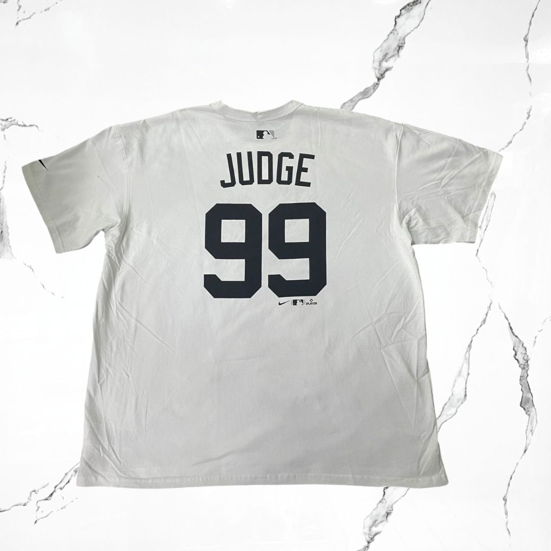 Kaws x Nike SS NN Max 90 New York Yankees Judge White T-shirt
