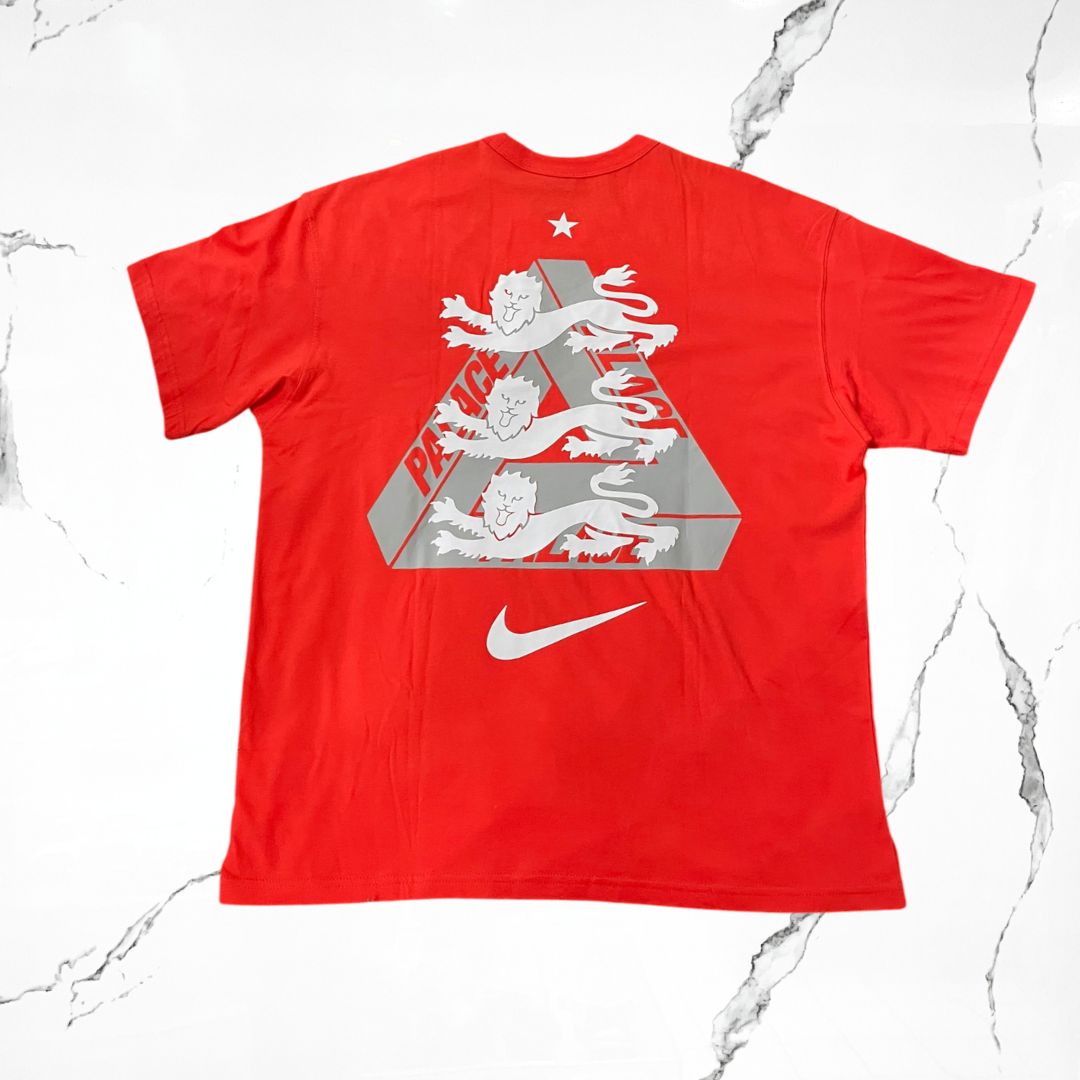 Palace x Nike England Light Crimson Jersey