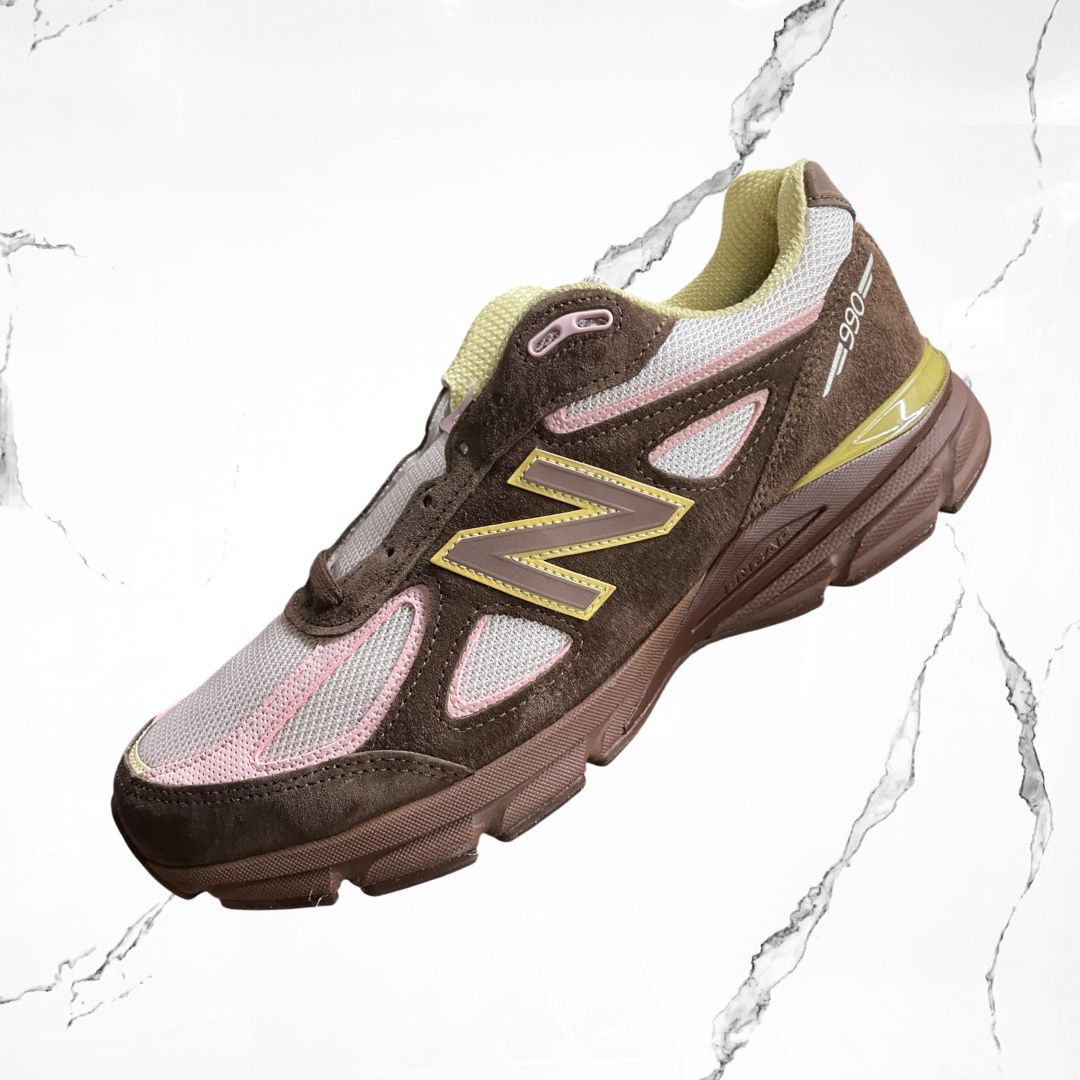 New Balance 990v4 MiUSA Pumpernickel Pink Chalk