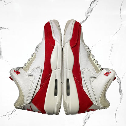 Jordan 3 Retro Tinker White University Red (De Uso)