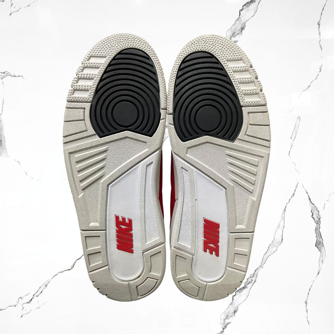 Jordan 3 Retro Tinker White University Red (De Uso)