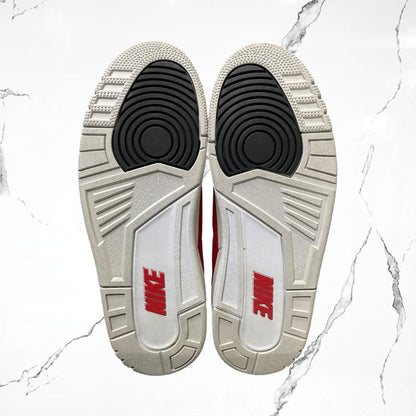 Jordan 3 Retro Tinker White University Red (De Uso)