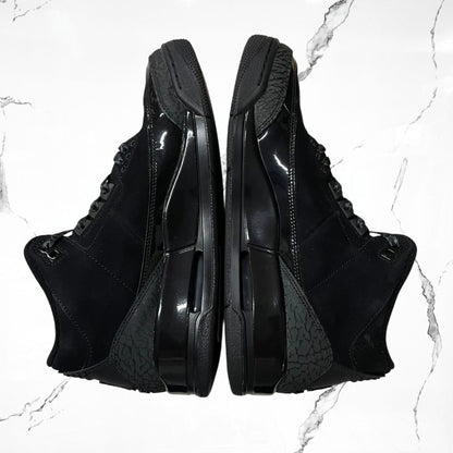 Jordan 3 Black Cat (2025) (De Uso)