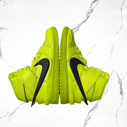 Nike Dunk High AMBUSH Flash Lime (De Uso)