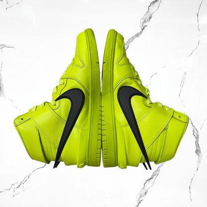 Nike Dunk High AMBUSH Flash Lime (De Uso)