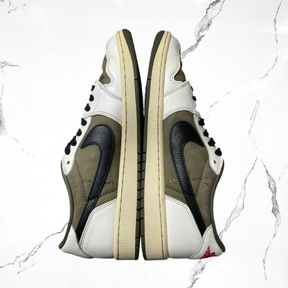 Jordan 1 Low OG Travis Scott Medium Olive (De Uso)