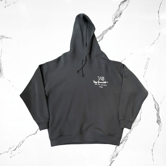 Adidas Y3 Black Hoodie - Urban Utility