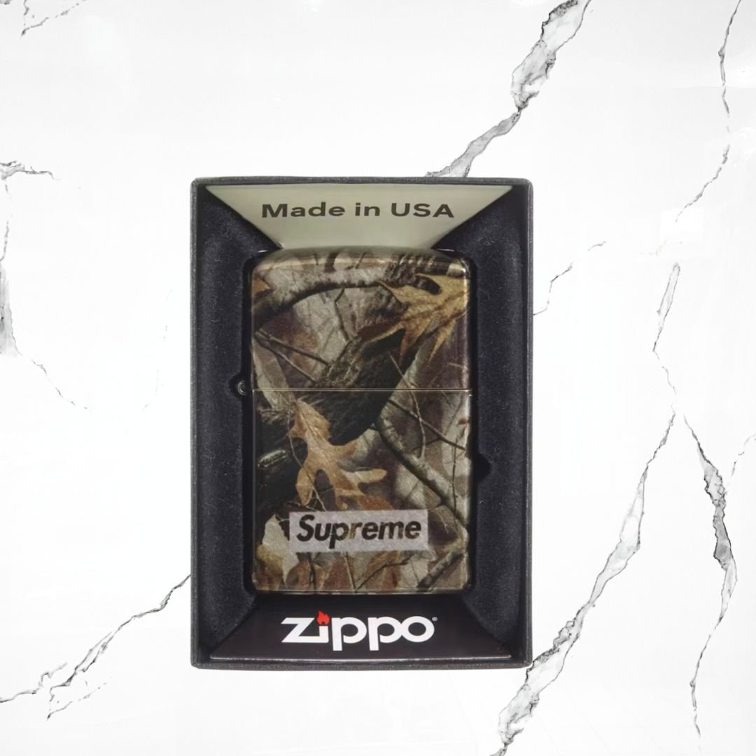 Supreme Realtree Hardwoods Camo Zippo - Urban Utility