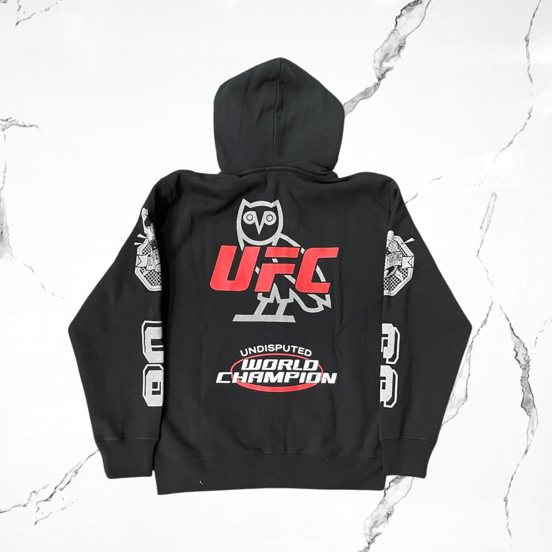 OVO UFC Black Zip Hoodie - Urban Utility
