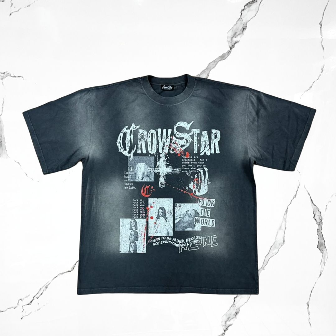 Crowstar Fuck the World T-shirt - Urban Utility