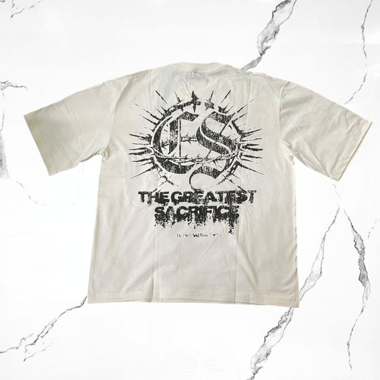 Crowstar The Greatest Sacrifice Cream T-shirt - Urban Utility