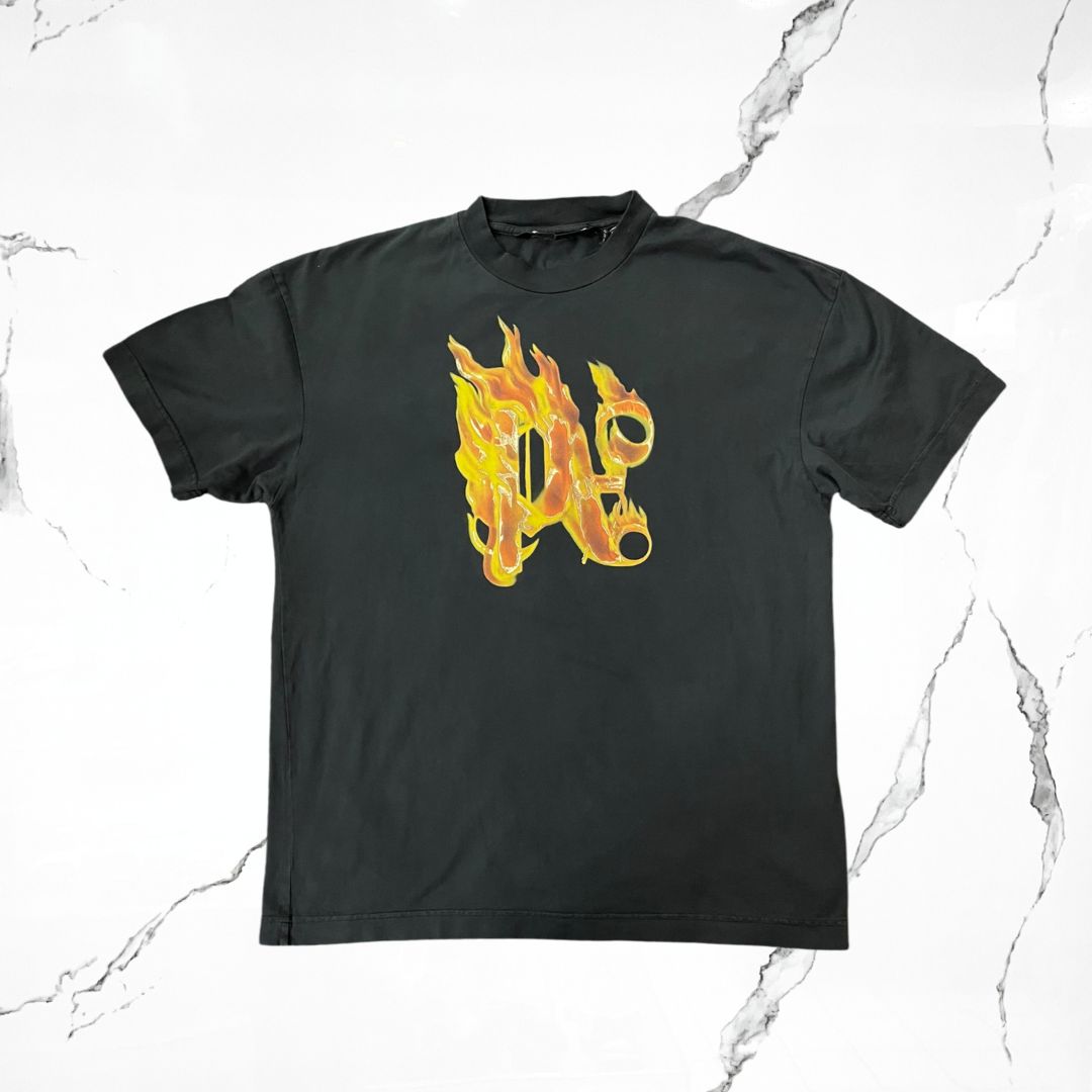 Palm Angels Burning Monogram T-shirt