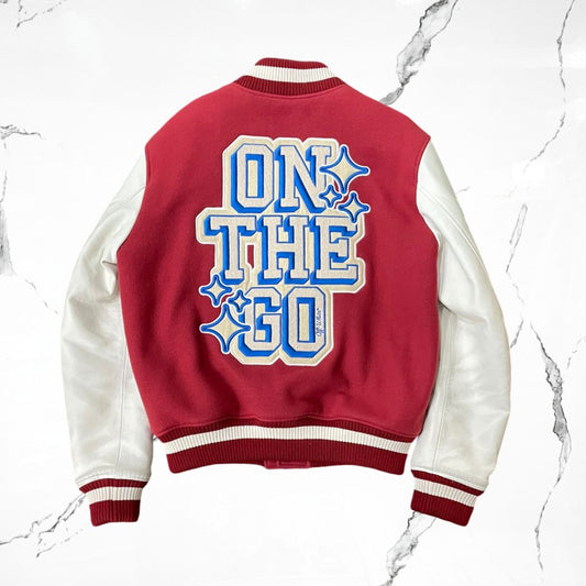 Off- White Varsity Wool-Blend Bomber Jacket (De Uso) - Urban Utility