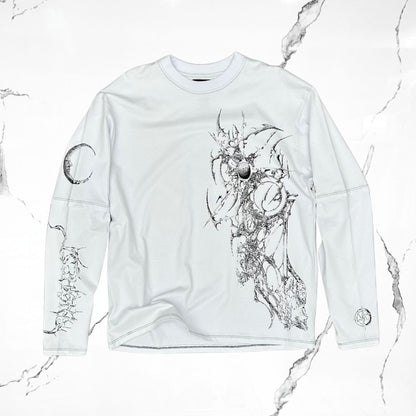 Highest G Fallen Ascension White Long Sleeve - Urban Utility