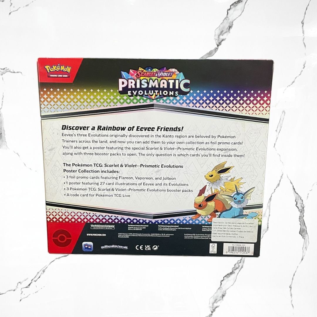 Pokémon Scarlet & Violet Prismatic Evolutions Poster Collection - Urban Utility